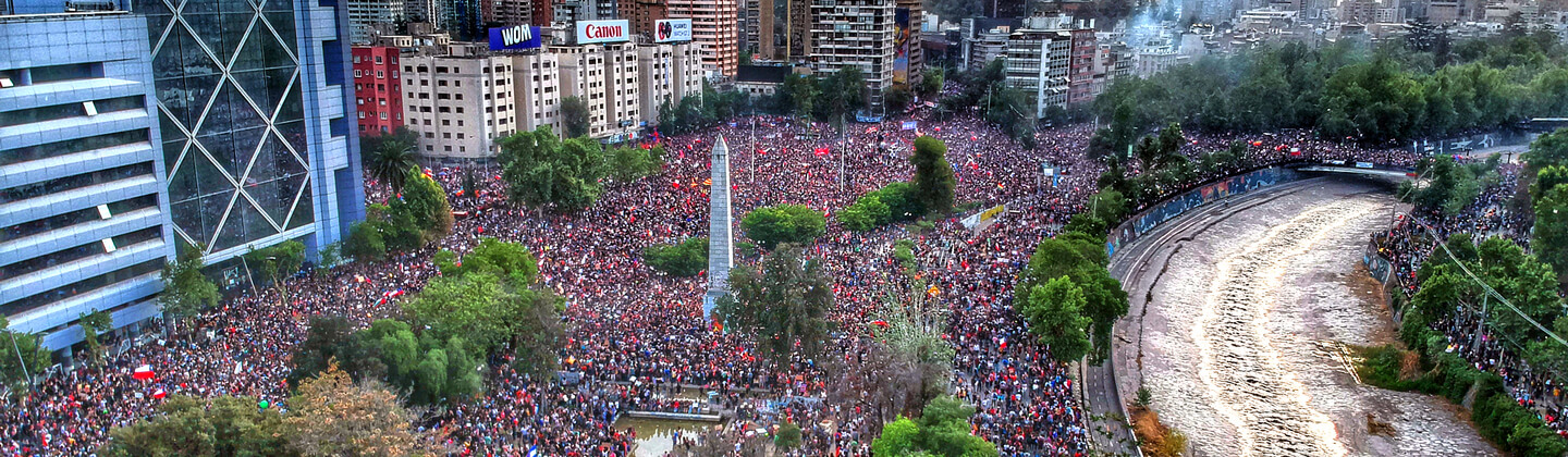 protest image from Chile